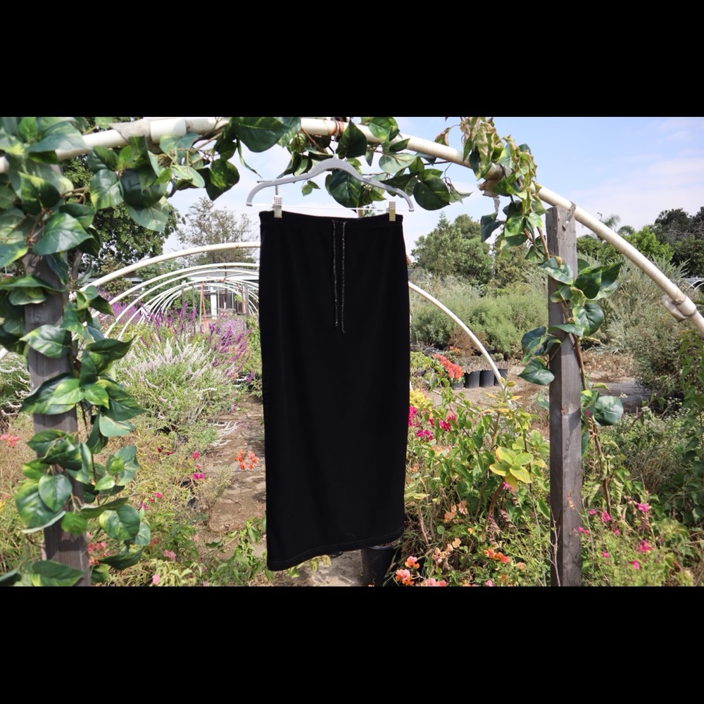 90’s Velvet Midi Skirt